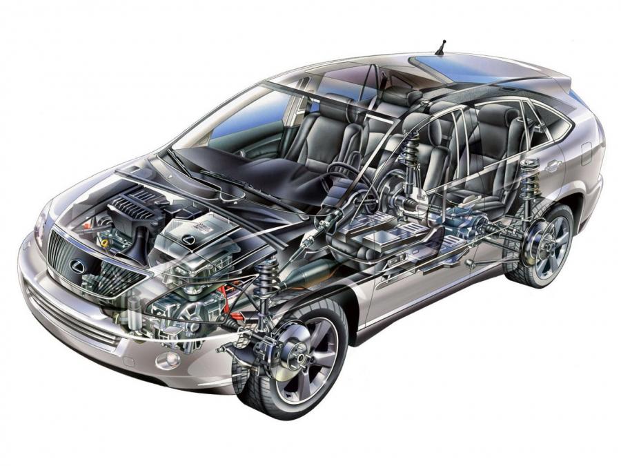  Lexus RX400h 2005 года  (EU) (фото 15 из 16)